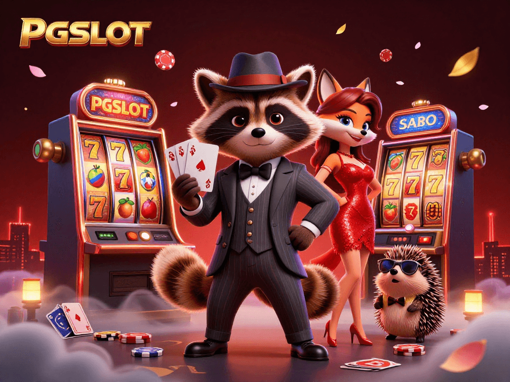 Experience winning with PGSLOT's vibrant 3D illustration showcasing captivating characters and dynamic slot elements.