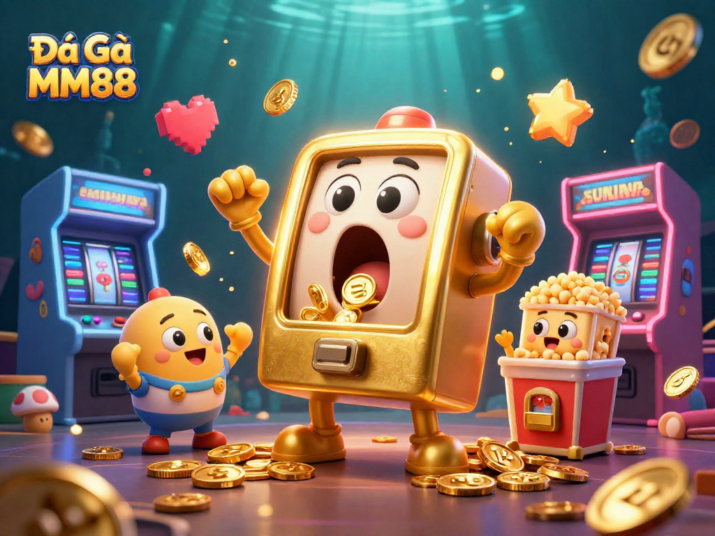 Experience Đá Gà MM88 with thrilling gameplay and excitement via animated casino elements.