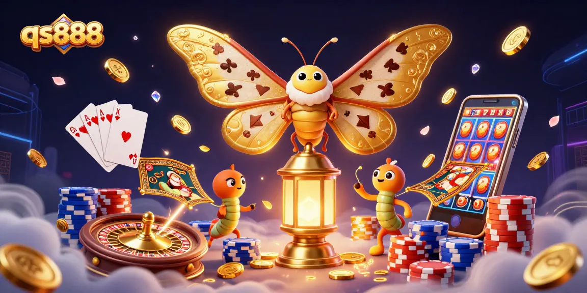 Experience the excitement of qs888 with dynamic casino elements and vibrant golden motifs.