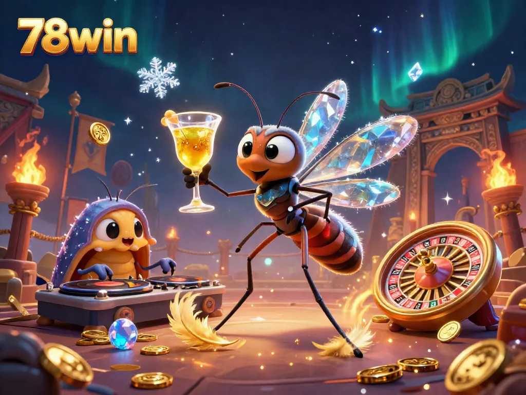 74win engages players with a vibrant casino scene featuring a unique mascot and exciting game elements.