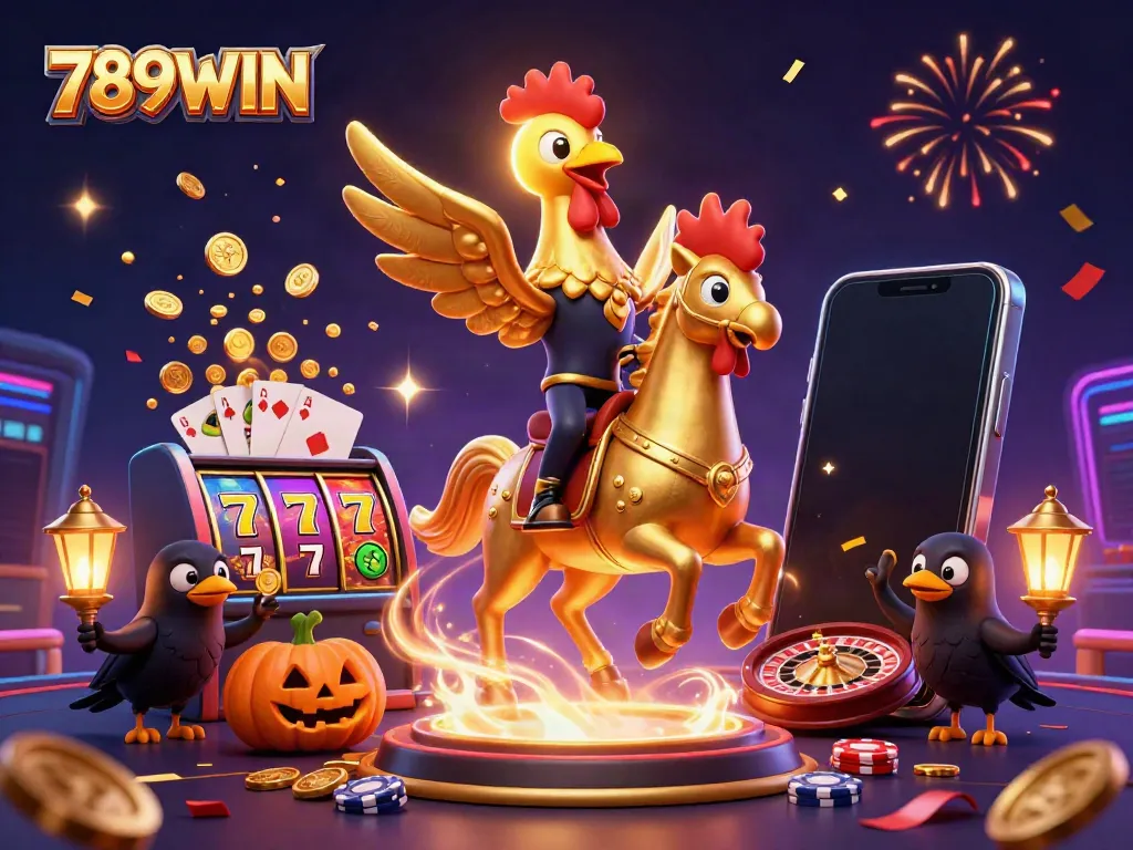 Engage with thrilling gameplay at 789WIN featuring vibrant characters and colorful slots.