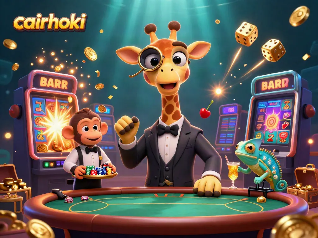 Rasakan keseruan cairhoki dalam ilustrasi kasino 3D dengan karakter unik