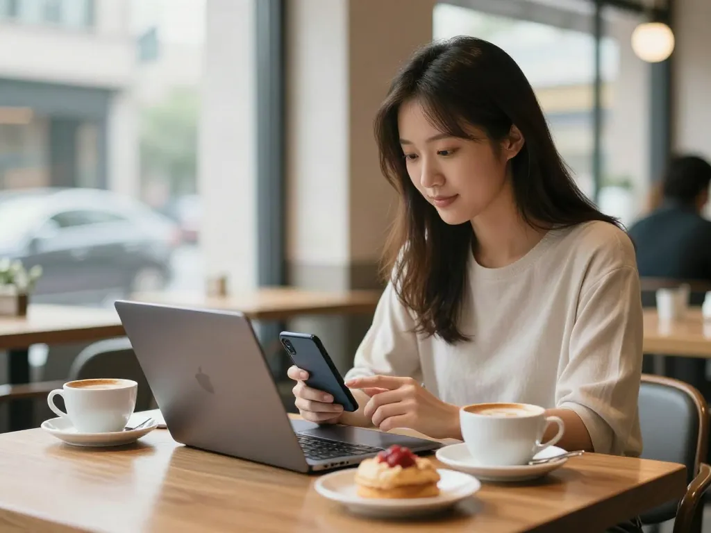 Pengguna di https://mainlandhotelgh.com/ mendownload aplikasi APK Situs Toto sambil menikmati kopi di kafe.
