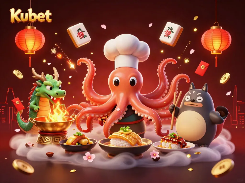 Experience thrilling gameplay at Kubet with captivating 3D casino characters and vibrant elements.