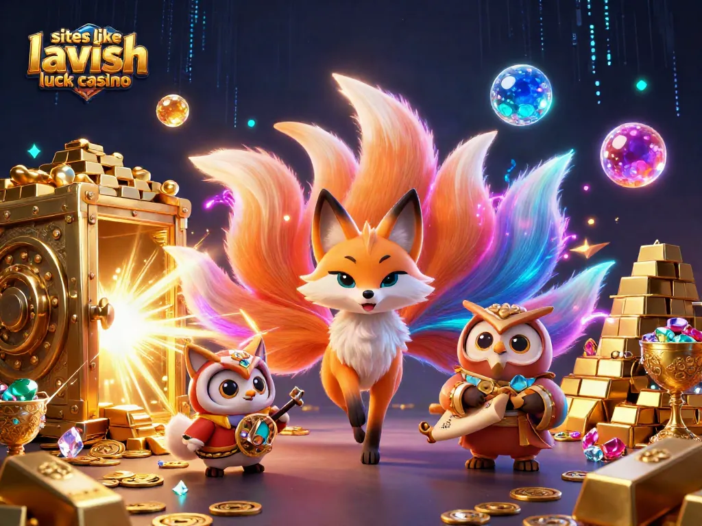 Play exciting games like Lavish Luck Casino with various colorful characters and dazzling rewards.