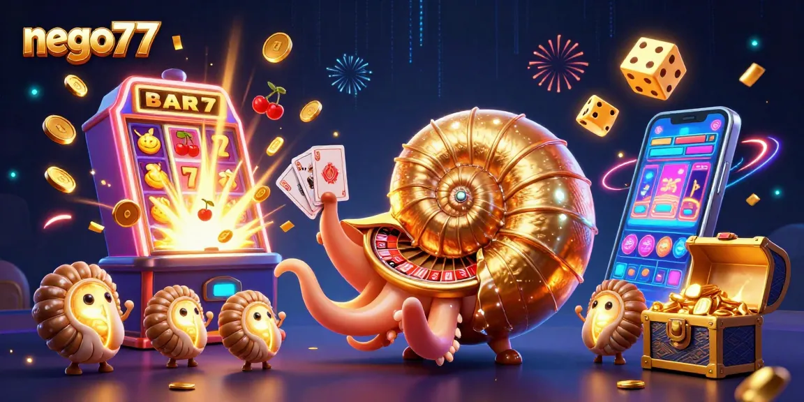 Experience thrilling gameplay with nego77 as the giant nautilus entertains with cardhands and jackpot explosions.