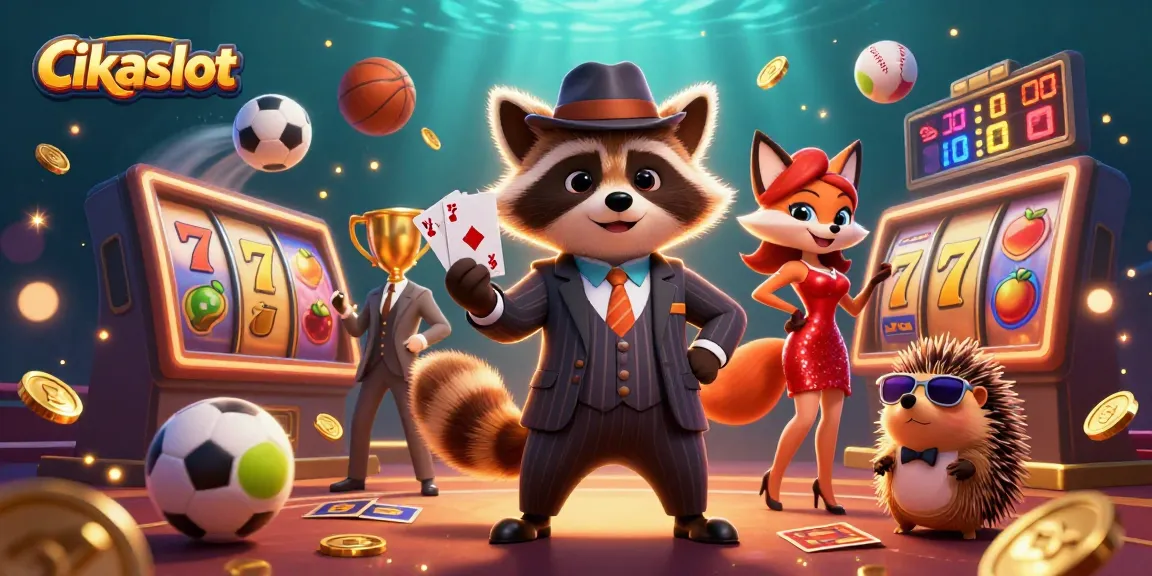 Engage with cikaslot's thrilling gaming scene featuring dynamic slots, characters, and excitement.