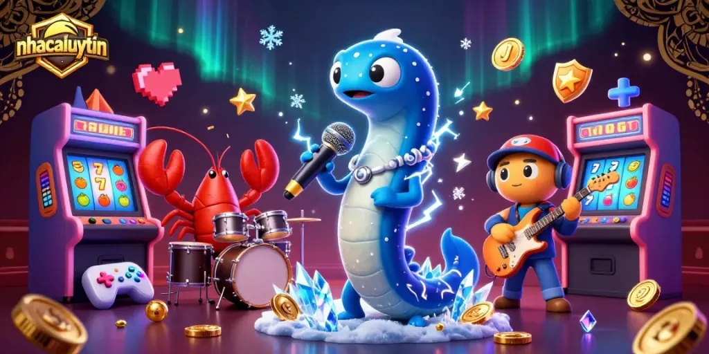 nhacaiuytin captivates players with an energizing underwater casino concert scene.
