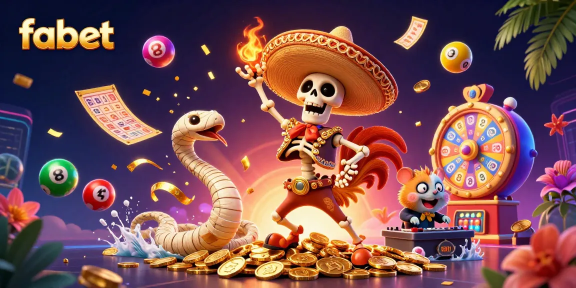 Experience fabet with thrilling gambling moments as characters dance around the jackpot!