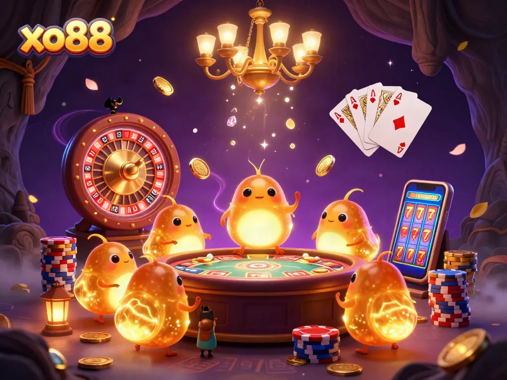 Bet on xo88’s vibrant cave casino with glowing glowworms providing an enchanting atmosphere.