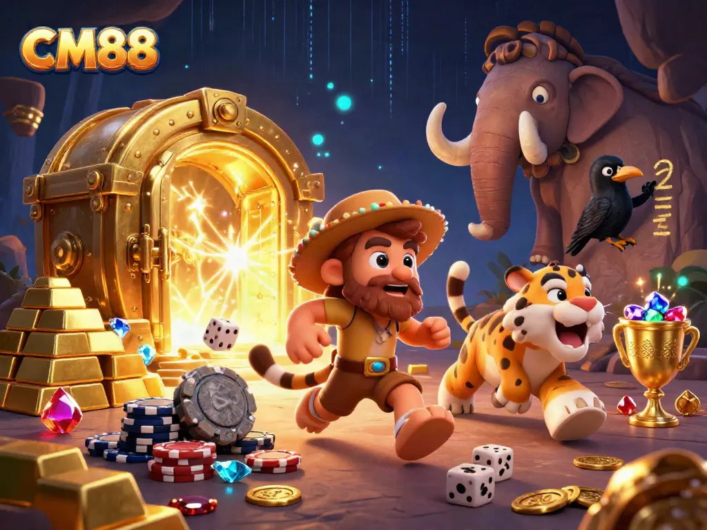 Engage in thrilling games at CM88, where ancient treasures await players in an energetic casino.