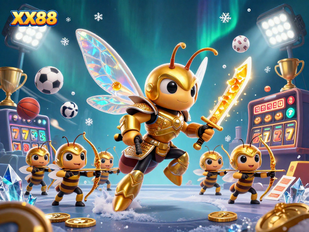 Experience the excitement of XX88 with innovative gameplay illustrated in a dynamic casino scene.