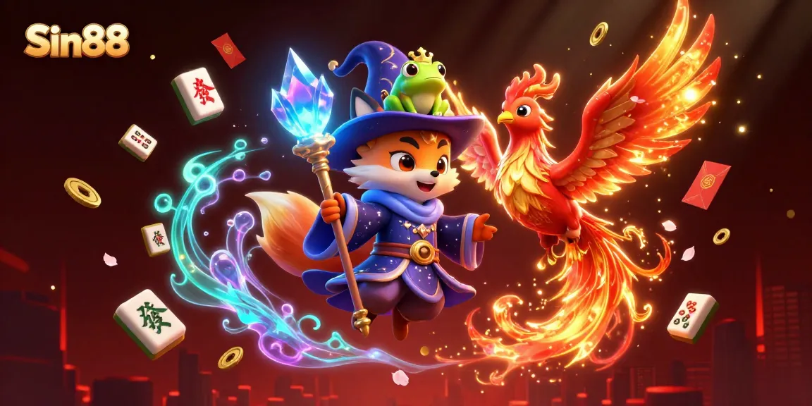 Experience thrilling jackpots and gaming excitement at Sin88 with vibrant casino elements.