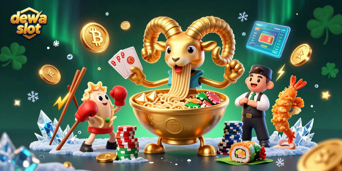 Experience thrilling moments at dewa slot with vibrant characters and dazzling game elements in a rich casino atmosphere.