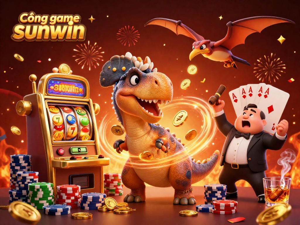 Cổng game sunwin nhằm thu hút những người chơi bằng hình ảnh sôi động trong casino.