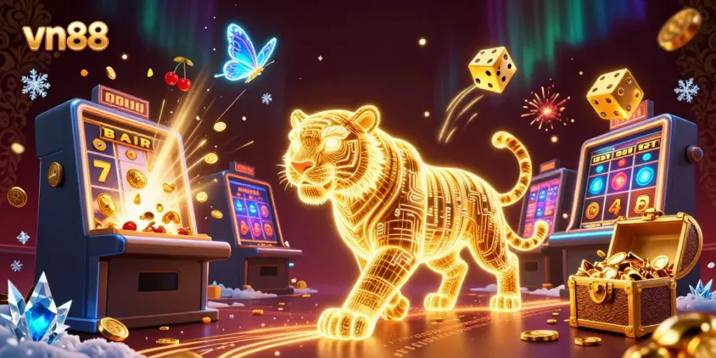 Experience thrilling gaming action at vn88 with vibrant 3D visuals, where luck meets strategy.