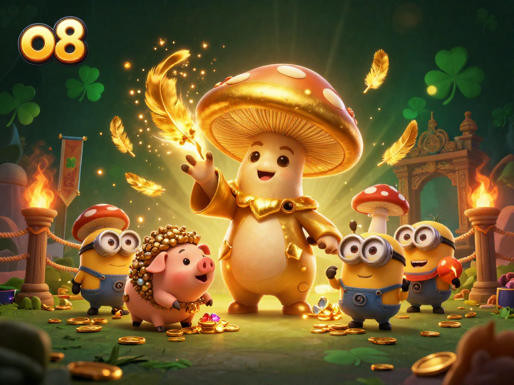 Spin the reels and grab rewards with o8’s magical casino, featuring enchanting characters and vibrant treasures.