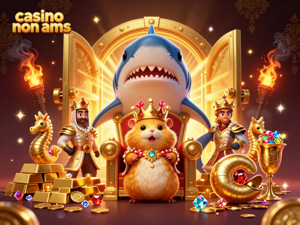 Gioca nei casino non AAMS e scopri un'avventura dorata con il re degli hamster e i suoi guardiani marini.