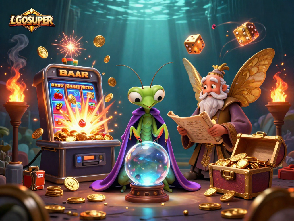 Play games on LGOSUPER while enjoying a vibrant casino scene and stunning visuals.