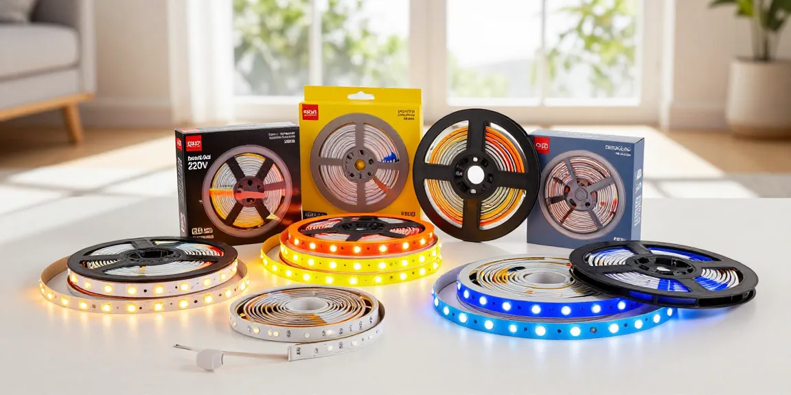 Banda led 220V pentru iluminat decorativ, o alegere populară pe platforma e-commerce.