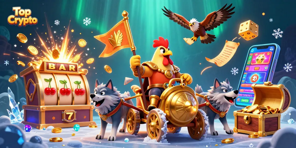 Engage with the Top Crypto Casino experience featuring action-packed characters and vibrant game elements.