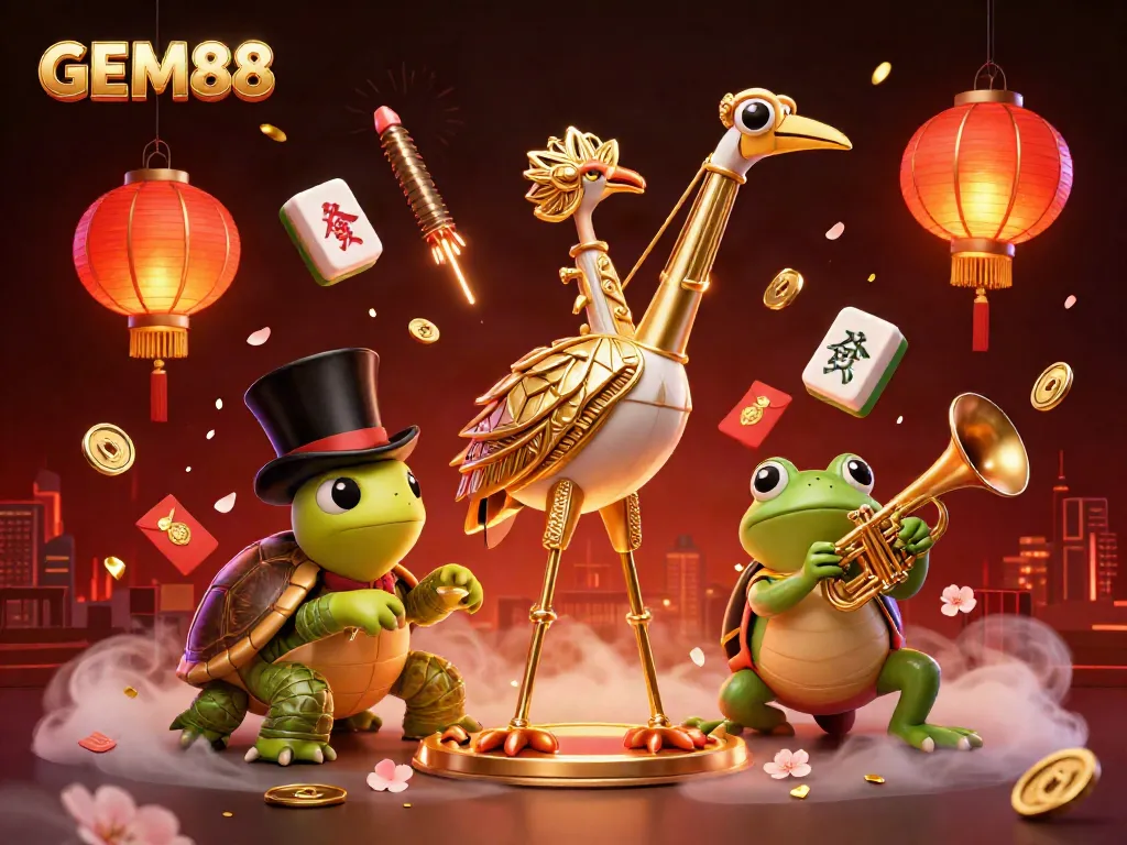 Experience thrilling action at GEM88 with vibrant gaming characters and elements capturing the excitement of casino play.