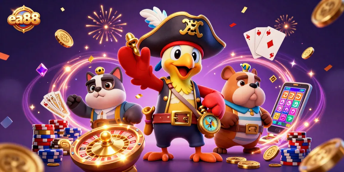 ea88 players win with spectacular games featuring pirates and sparkling coins
