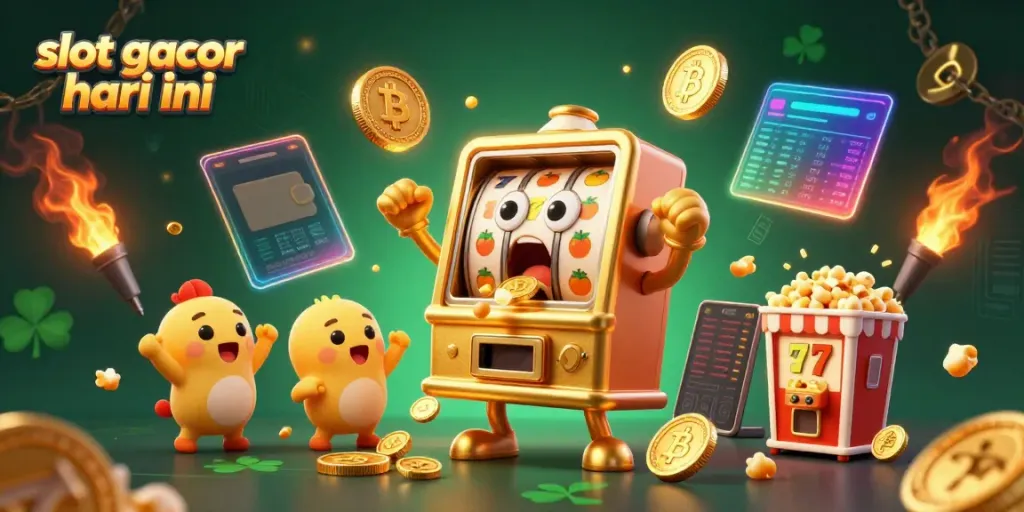 Permainan slot gacor hari ini dengan mesin slot emas ekspresif mengejutkan saat jackpot terjadi.