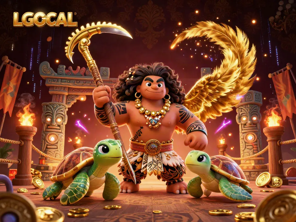 Engage in thrilling gameplay with LGOGOAL, where vibrant casino symbols and golden coins create a rich betting experience.
