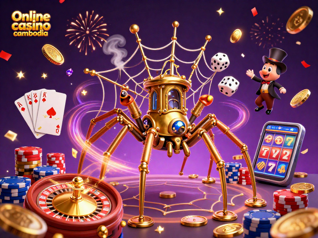 Experience thrilling gameplay with Online casino cambodia featuring a vibrant 3D steampunk scene