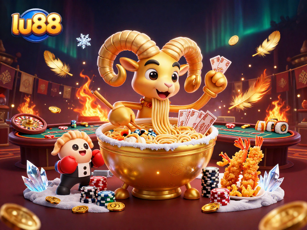 Engage in exciting gameplay with lu88’s 3D casino characters and vibrant gaming elements.