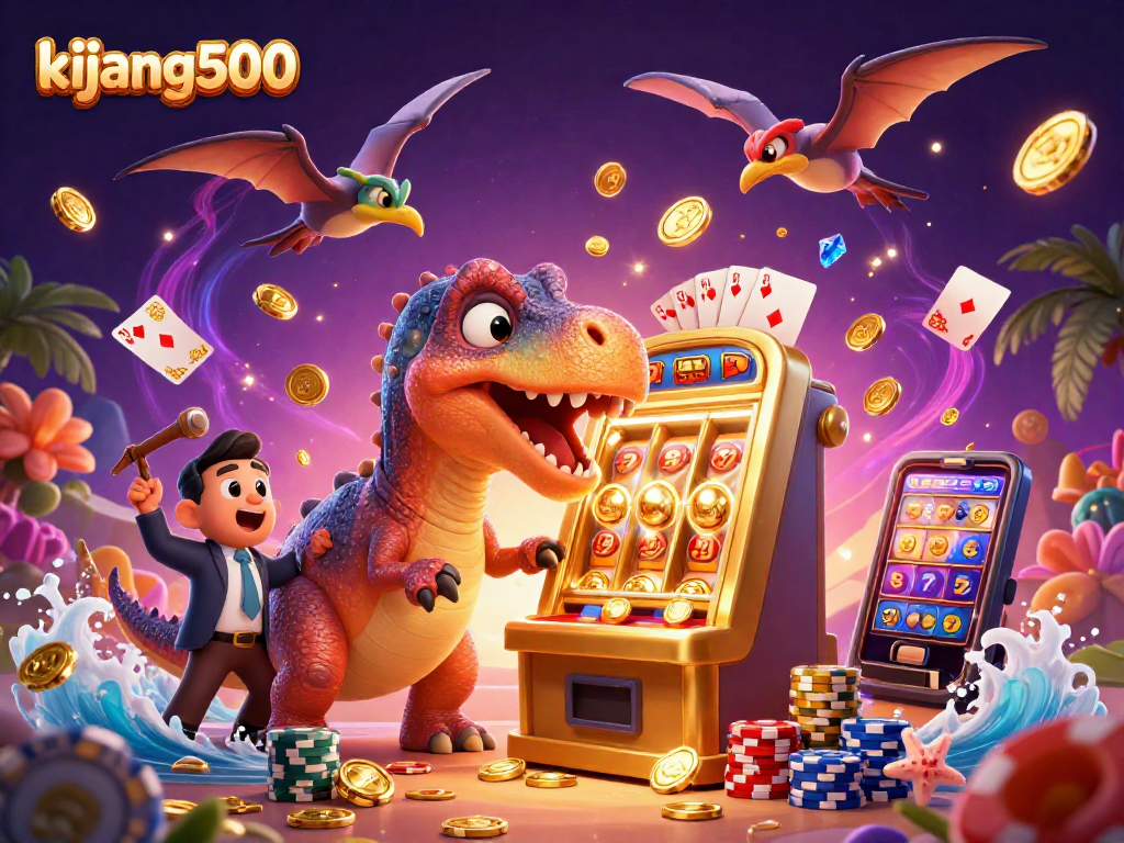 Spin big wins with kijang500 as dinosaurs unleash jackpots in a vibrant casino.
